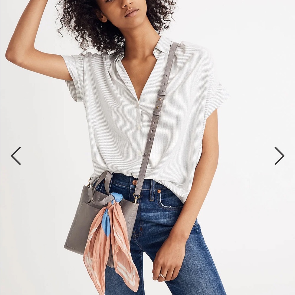 Madewell Central Shirt in Luis Stripe - Picture 4 of 7